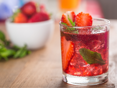 strawberry mint strawberry mint